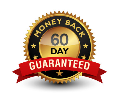 60 day money back guarantee badge